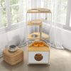 Corner Cat Tower Tree with Scratching Post, Climbing Platforms, and Feeding Station ‚Äì Multi-Level Cat Condo