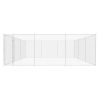Outdoor Dog Kennel Galvanized Steel 224.4"x224.4"x72.8"