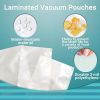 Pack of 250 Jumbo Co-Extruded Vacuum Pouches 18 x 28 Clear Vacuum Food Bags 18x28. Thickness 3 mil Thick. Polyethylene Bags for Packing and Storing. P