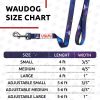 Nylon Dog Leash for Small Dogs and Medium Dogs 4 Ft x 4/5 inch Wide Strong Dog Leash Heavy Duty Purple Nasa Color